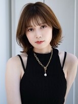 エインアンリー 明治神宮前(AIN.ANLY.)&nbsp;1くびれヘアプリコットオレンジハイライトカラーレイヤーカット