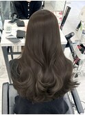 グレージュ アッシュグレージュ 透明感カラー