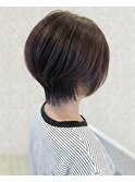 30代女子に人気！上品なツヤ感の大人丸みボブ