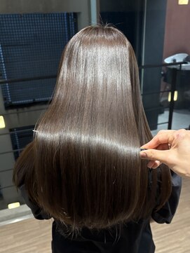 圧倒的艶髪！オリーブベージュ