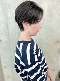 ハンサムショートくびれショートセンターパート20代30代40代
