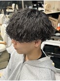 波巻きパーマ メンズ