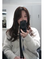 ミヨン 京都烏丸店(miyon)&nbsp;【miyon】韓国レイヤーカット×暗髪カラー×髪質改善