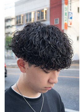 メンズギフト(men's GIFT) 波巻きパーマメンズ刈り上げツーブロックマッシュミディアム