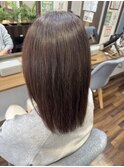 オーガニックカラー(根本)+髪質改善トリートメント