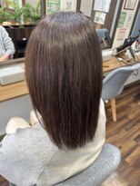 クルール+&nbsp;オーガニックカラー(根本)+髪質改善トリートメント