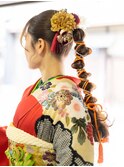 京都五条着付ヘアセット着物レンタル