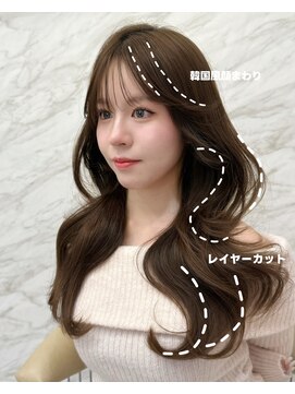 ロンド フィーユ(Lond fille) 韓国顔周り/ハイレイヤーカット/ワンホンレイヤー/銀座