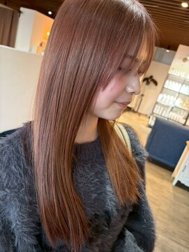 クレヨン ケース(Crayon case) 大人可愛いナチュラルツヤ髪ロングストレート髪質改善