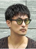 波巻きツイストスパイラルアクティブショートシャドウパーマ渋谷