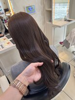 フレア(FLAiR) 20代30代透明感たっぷりラベンダーグレージュカラー/髪質改善