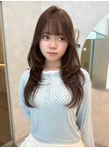 髪質改善*ミルクブラウン*ワンホンレイヤー*小顔*Zina S札幌