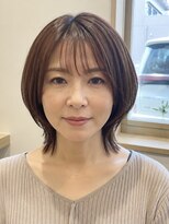 コノアラボ 守谷店(Conoah labo) 大人かわいい外ハネレイヤーボブ