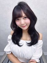 モナザスカイ 栄(MONA the SKY)&nbsp;【MONA】暗髪透明感/韓国風くびれレイヤー/モカグレージュ