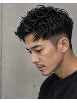ベル 新宿(Belle)&nbsp;【セット簡単】骨格補正メンズパーマ/短髪/アップバング/新宿駅