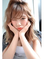 バロック(BAROQUE) 【シースルーバング】×【シャーベットベージュ】