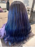 ネイビーバレイヤージュ