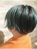 バレイヤージュ♪ターコイズブルー