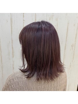 テトテ 天王寺店(tetote) 切りっぱなし×カシスピンク