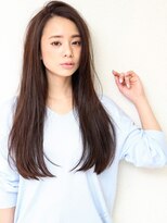 マーズソレイユ 宝塚駅前店(mars soleil) 【20代30代40代】前髪なしロングストレートアッシュ