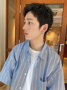 ルービック 梅田茶屋町(Rubik) ナチュラルアップバング/ビジネスショート