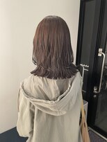 トレス(TRESS)&nbsp;外ハネボブ　レイヤーボブ　ダークブラウン　秋カラー