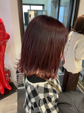 コワファーストナガサキシャンプーボーイ(COIFF1RST NAGASAKI SHAMPOO BOY) ブリーチなしレッド☆