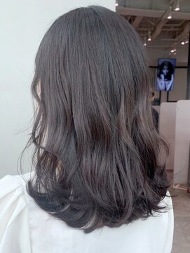 アイティーバイアルバム 下北沢店(IT by ALBUM) ダークグレー_ショコラベージュボブルフベビーバング_ba340872