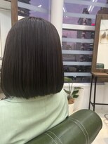 イコール 銀座(equal)&nbsp;美髪/くすみブルー/ネビージュ/大人かわいい/こなれミディ[銀座]