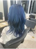 layer turquoise blue