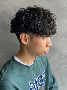 ザ マイル(The mile) 波巻きツイストスパイラルメンズカットツーブロック