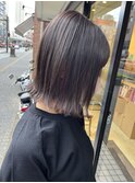ハイライト/グレージュ/ブリーチ/20代30代40代/ボブ
