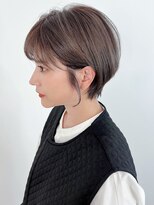 アイティー バイ アルバム 中野店(IT by ALBUM)&nbsp;ハイトーンショート_グレーベージュレイヤーロング_ba471211