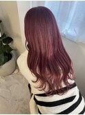 ピンクラベンダーカラー／韓国／ブリーチ/髪質改善