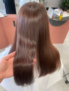 キャラハーフ 池袋東口店(KYARA HALF) ミルクティーピンク/サラツヤ/ストレートロング/美髪/南池袋a