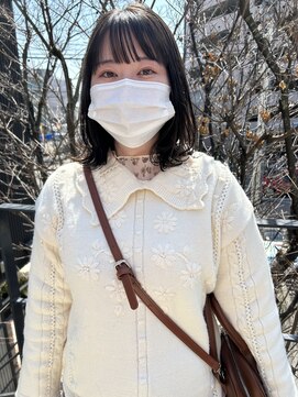 ツイギー 宮西店(TWiGGY) レイヤーでふんわりミディアムヘア