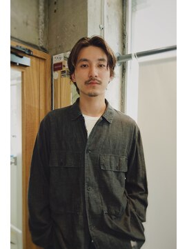 ピープル コモンズ(people commons) メンズセンターパートパーマ