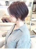 ひし形ショート/前下がりショート/絶壁解消30代/40代【橋本】