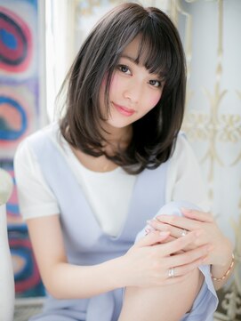 モッズ ヘア 福岡姪浜店(mod's hair) mod's姪浜/前下がりレイヤーカットセミディヘルシースタイルh