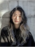 バレイヤージュ2 ウルフレイヤーロング/透明感カラー/イメチェン