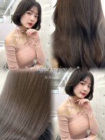 アリュウル 表参道 青山(Allure) 大人可愛い艶カラー＊くすみグレージュ/ブリーチ無し