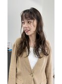 パーマ風スタイリング