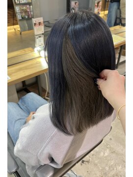 ザ ラボ アングゥ(The Labo ungu) アンブレラカラー／ネイビー×グレー