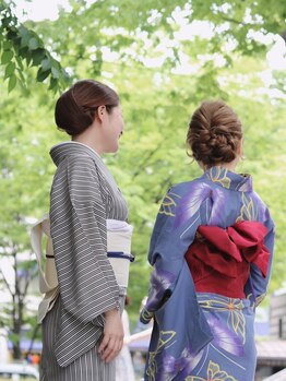 アンベリールフルー(EMBELLIR fleur)の写真/七五三、成人式、結婚式の参列など特別な日を華やかに。花火大会や夏祭り、イベントの浴衣もお任せ下さい＊