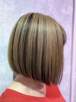 アルファ 我孫子店(alpha)&nbsp;ダブルカラー/ブリーチ/ミルクティー/切りっぱなしボブ/我孫子