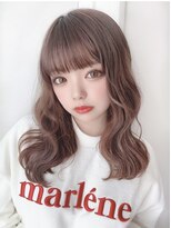 リルミー ミュエナ 大須 矢場町(Lilme myuena)&nbsp;ぱっつん前髪×ショコラブランジュ【可愛いヘア専門店Lilme】
