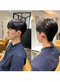韓国メンズヘア/ダウンパーマ/マッシュ/パーマ