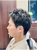 【30代 男性】ロンドンカジュアルショート(大宮/バーバー)