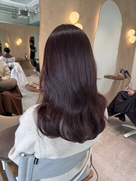 【hiilo.】ロング/ピンクブラウン