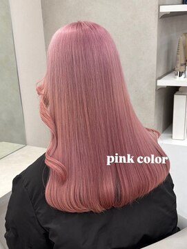 ベレーザ 渋谷(BELEZA) 17545ブリーチ＆ダブルカラーホワイトピンク韓国ワンホンヘア